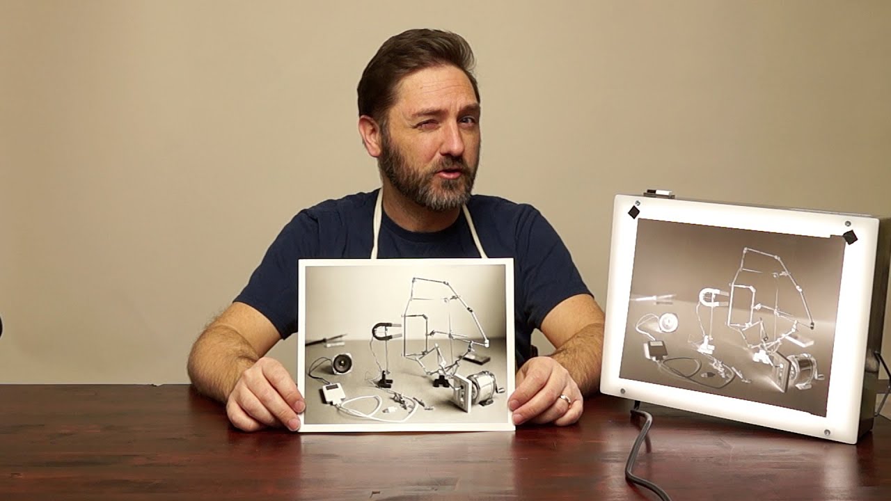 Removing Black Spots From Darkroom Prints, Retouching pt 2