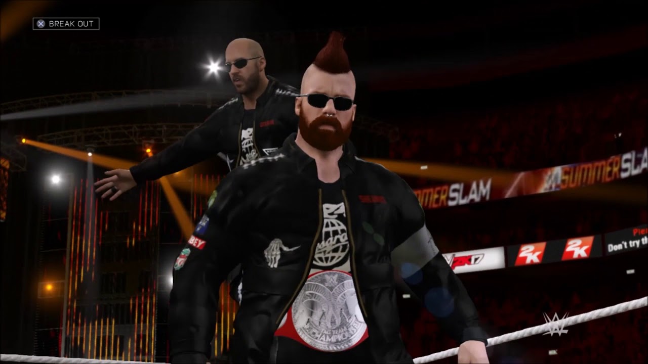 WWE 2K17 - Sheamus & Cesaro Summerslam '17 attires [PS4]