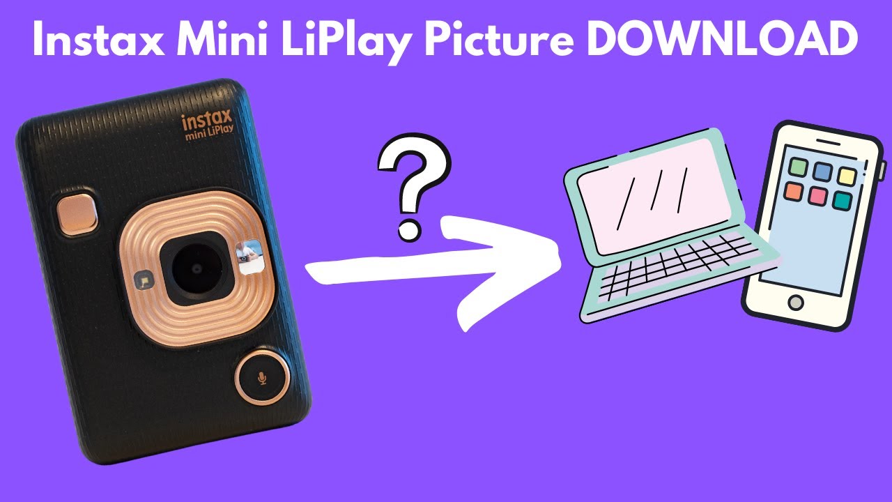 ЗАГРУЗКА фотографий с INSTAX Mini LiPlay