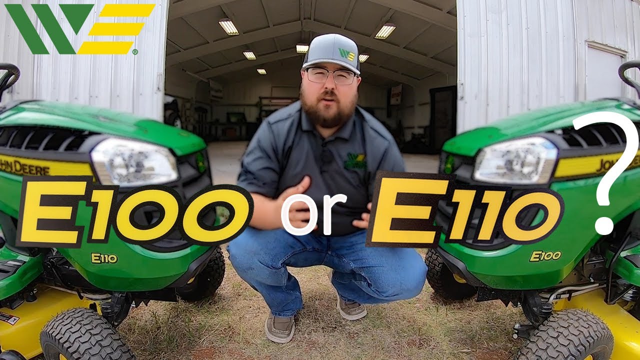 Should you buy John Deere E100 or E110? | Differences and Similarities