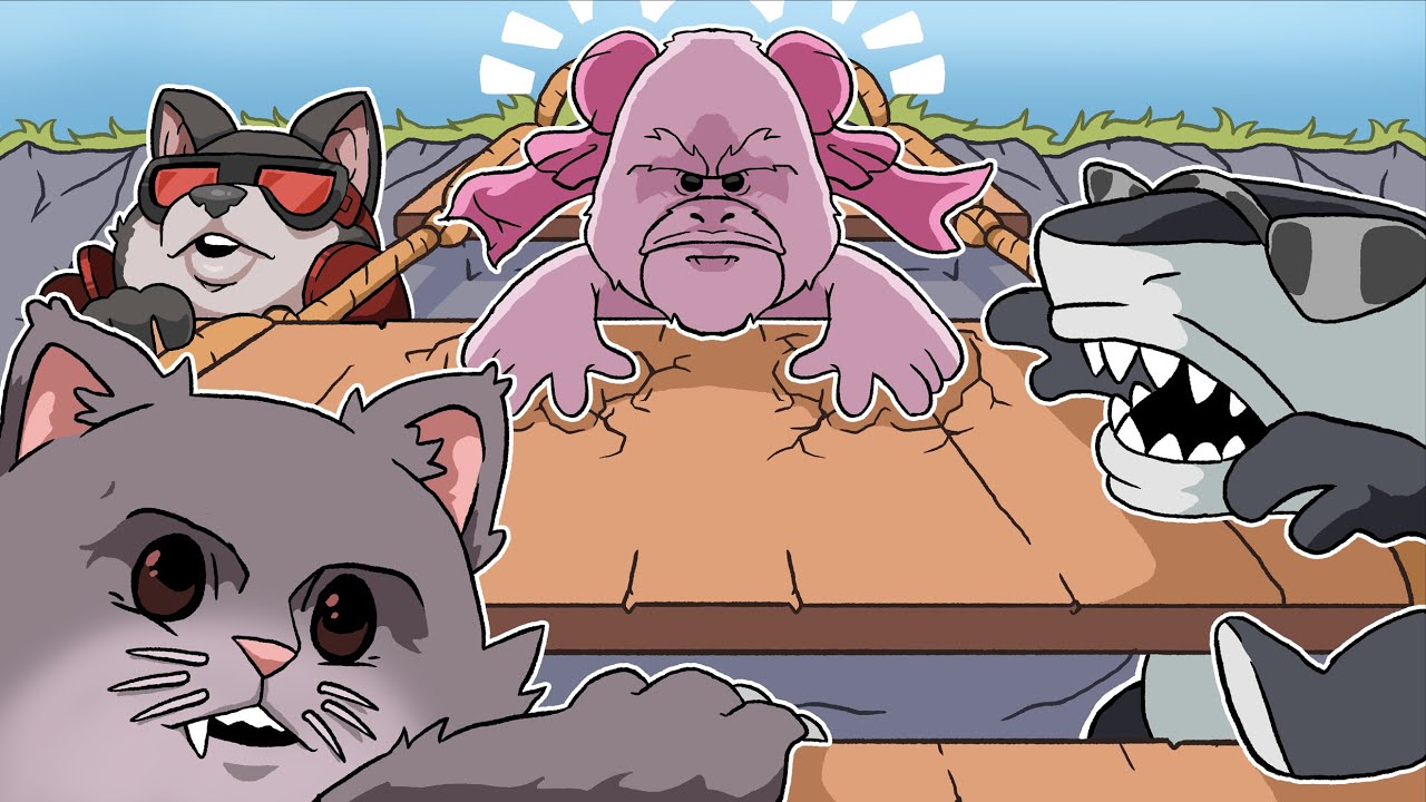 HOLD ON AS TIGHT AS YOU CAN! | Party Animals