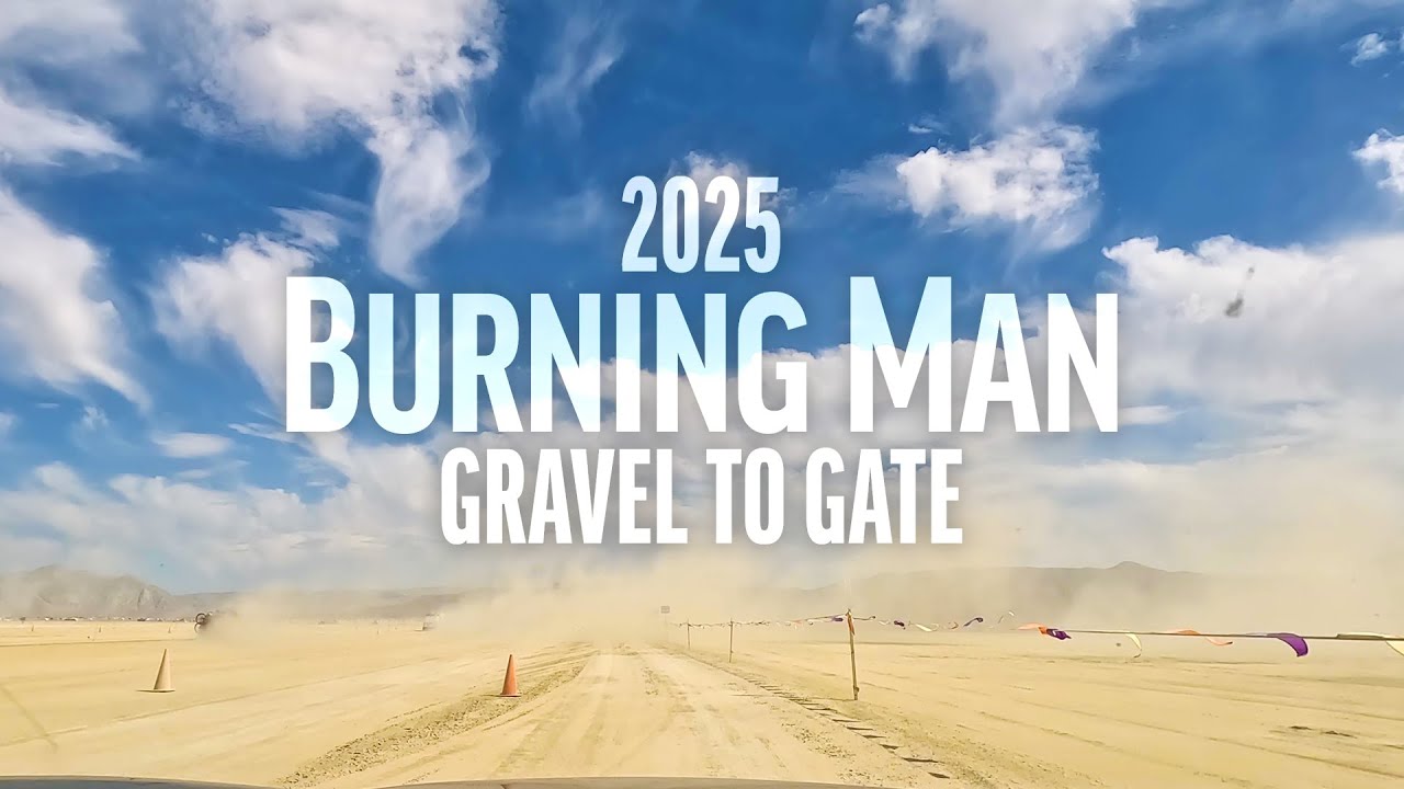 Burning Man | Drive From Gravel to Gate