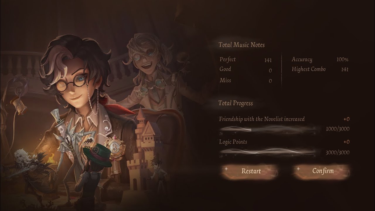 [Identity V NPC Orpheus] - Castle Zinaida's Unfinished Chapter (Hard) Perfect Combo!!!
