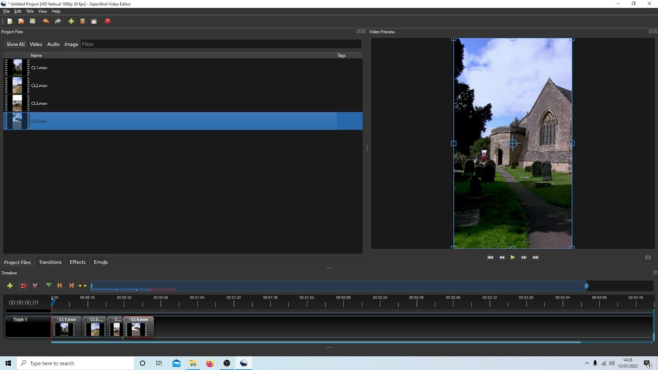 OpenShot: How To Edit Vertical Videos For YouTube Shorts.