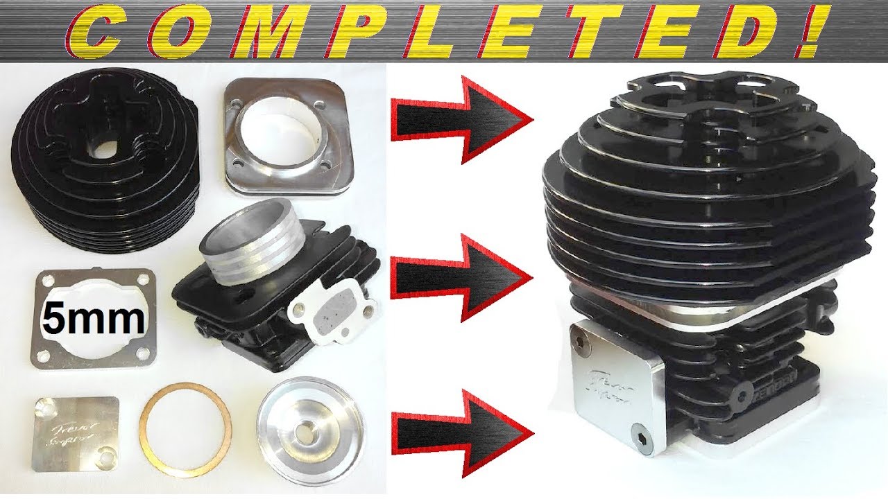 (Part: 3/3) Strengthening & Enhancing the appearance of a Zenoah G270RC Cylinder