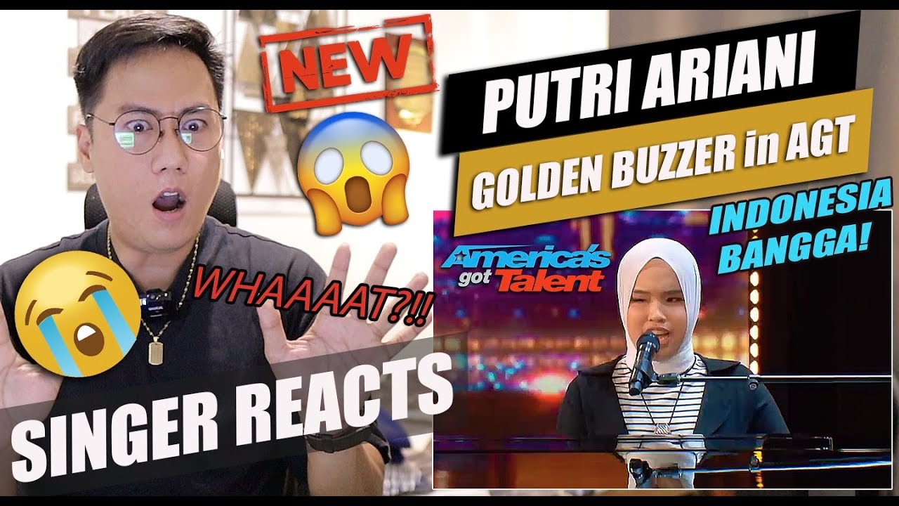 Golden Buzzer: Putri Ariani receives the GOLDEN BUZZER from Simon Cowell | Auditions | AGT 2023