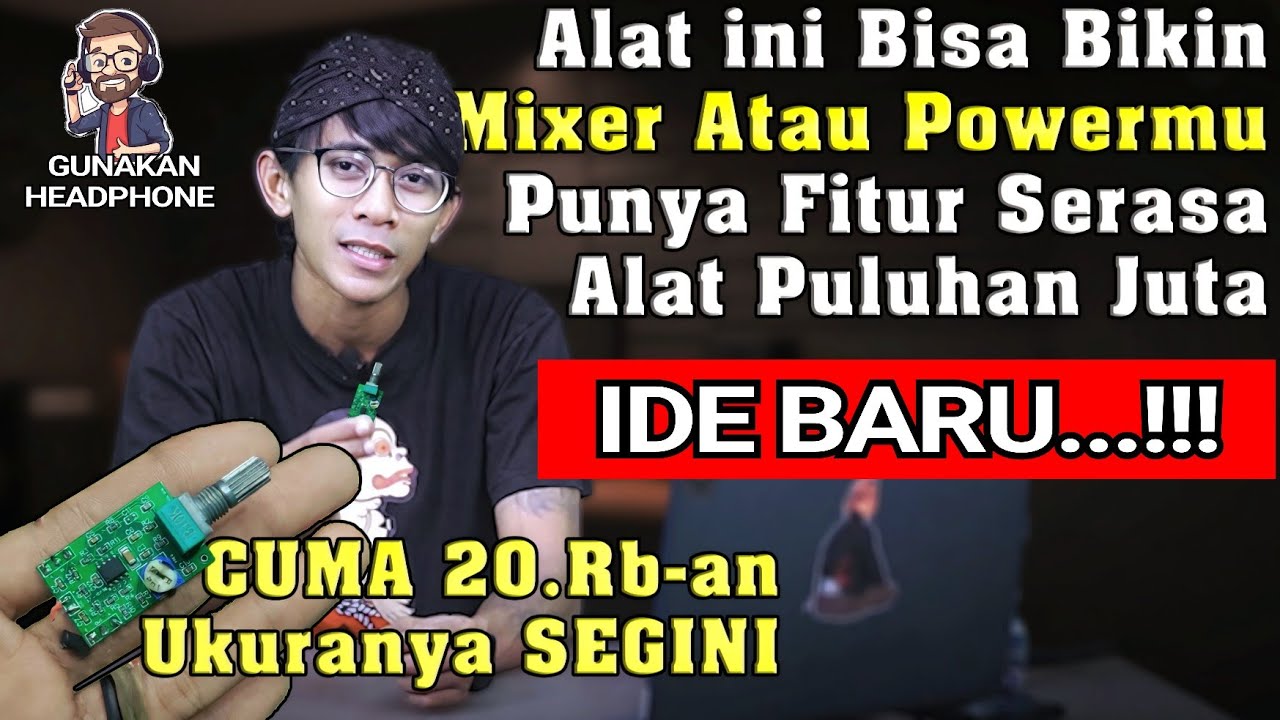Kit Subwoofer TERKECIL - LPF - cocok di tanam di power atau mixer - Jojo CB