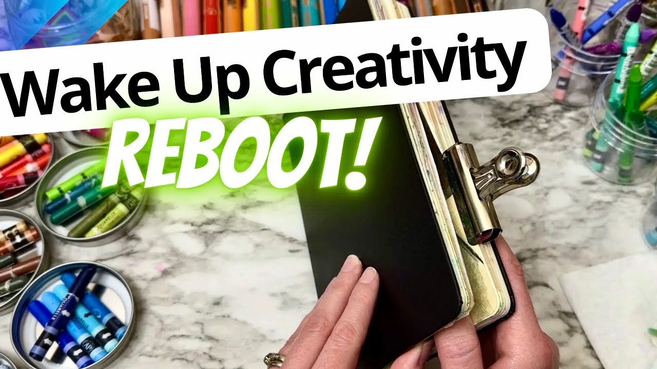 🎨 HOW TO BE MORE CREATIVE | Intuitive Drawing in my Sketchbook 🐦🪐🧩