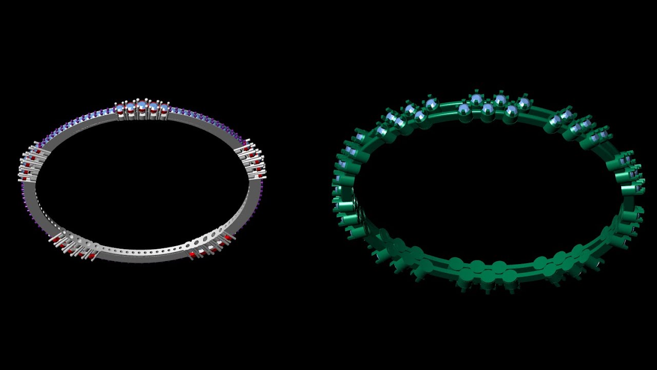 Complete Cad Work __ 2 Bangle Designs __ Part = 15