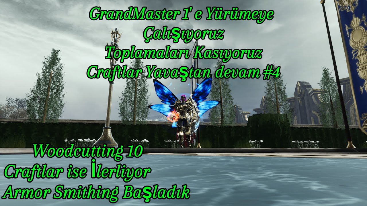 GrandMaster 1' e Yürüyoruz / Woodcutting' i 10 Yaptık / Craftları İlerletmeye DEVAM