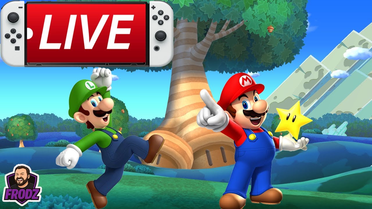 🟣MARIO BROS U DELUXE LIVE🟣 | SWITCH OLED COM A PEQUENHA FRODINHA 😍