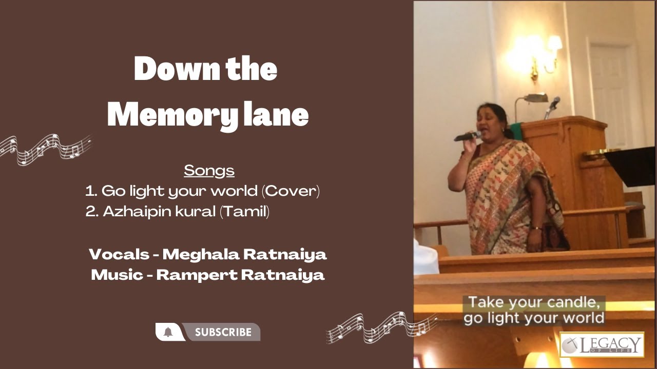 Go light your world (Cover) & Azhaipin kural (Tamil)