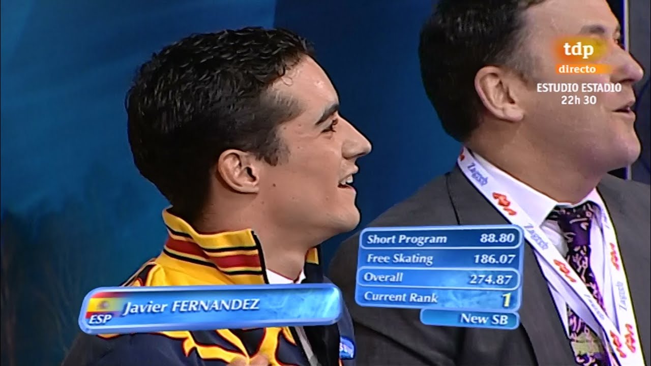 Javier Fernández FS European 2013 Zagreb. ¡CHAMPION!