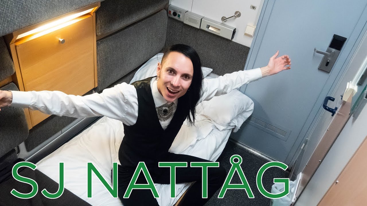My OWN shower on the train? | SJ sleeper 1st class Stockholm - Malmö