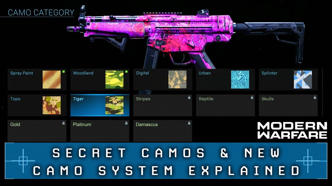 Modern Warfare: Secret Camos + New Camo System Explained