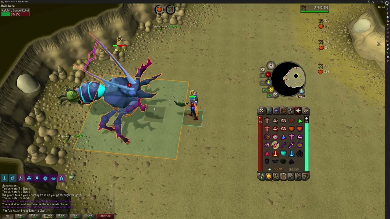 Echo Kalphite Queen Kill Example