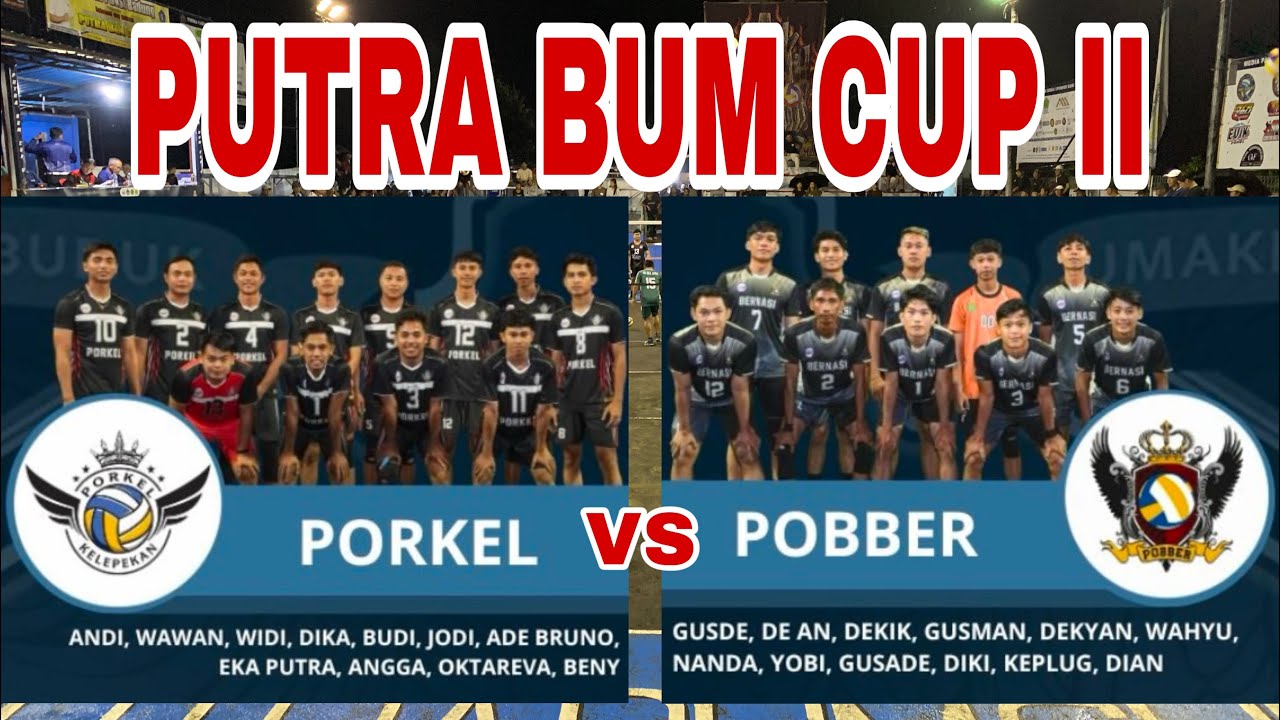 PORKEL VS POBER LAGA REBUT TIKET 8BESAR‼️PTR BUM CUP II @VOLIMANIABALII