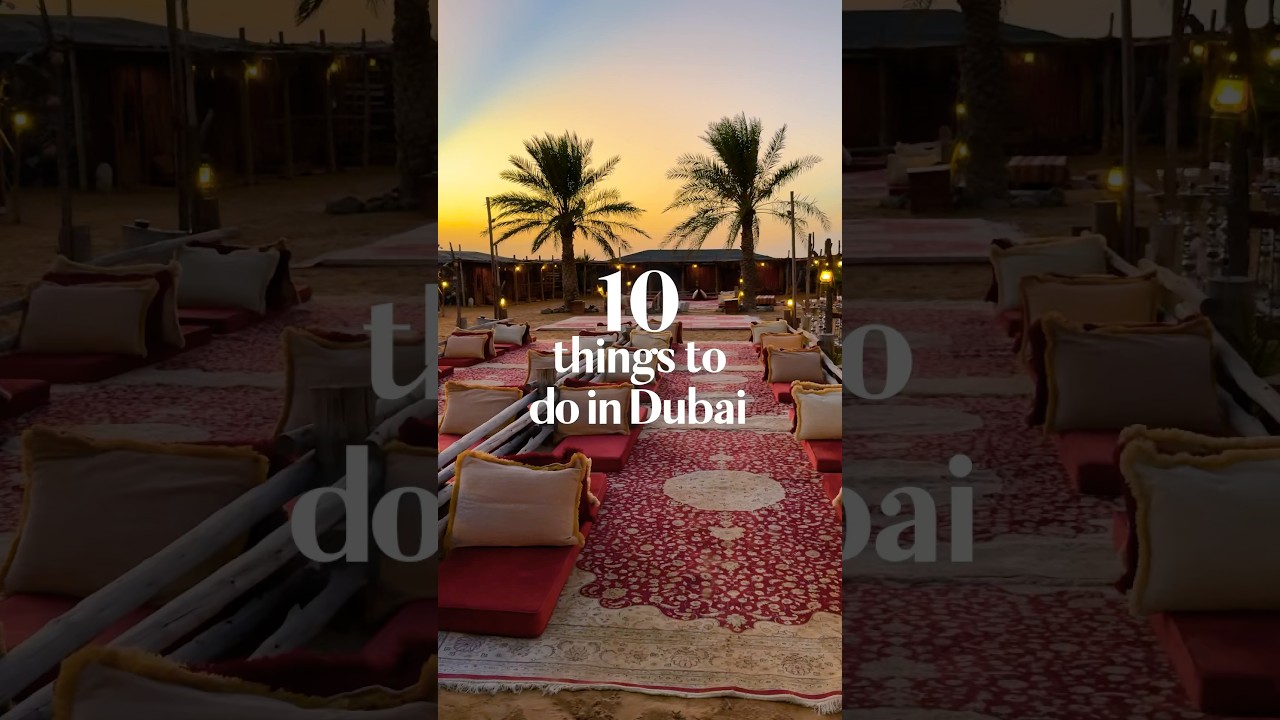 10 best things to do in Dubai #dubaitravel #dubaivlog #visitdubai Dubai itinerary