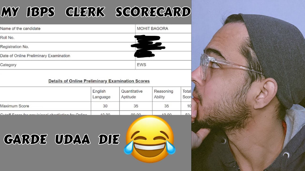 MY IBPS CLERK Score Will BLOW YOUR MIND !!! IBPS CLERK PRE 2021 SCORECARD || #IBPSclerkMAINS2021