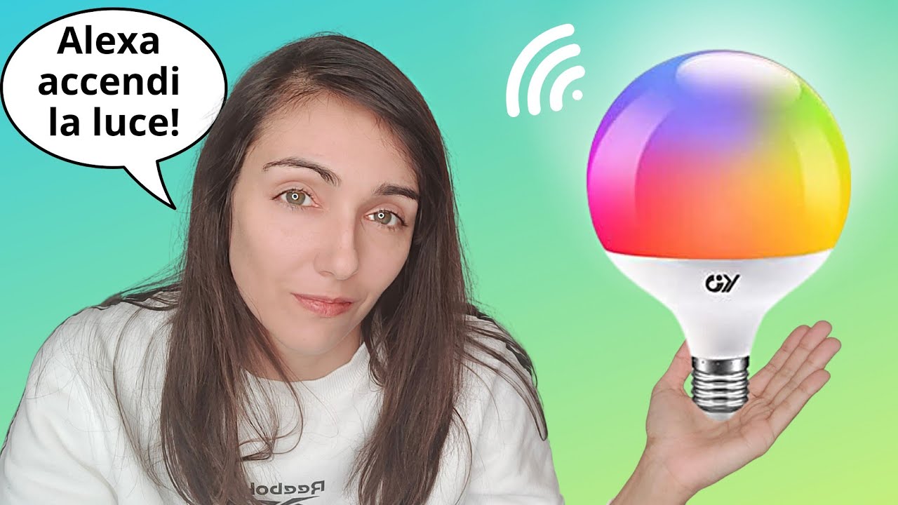 LAMPADINA SMART GLOBO GY G120 gestibile con ALEXA!
