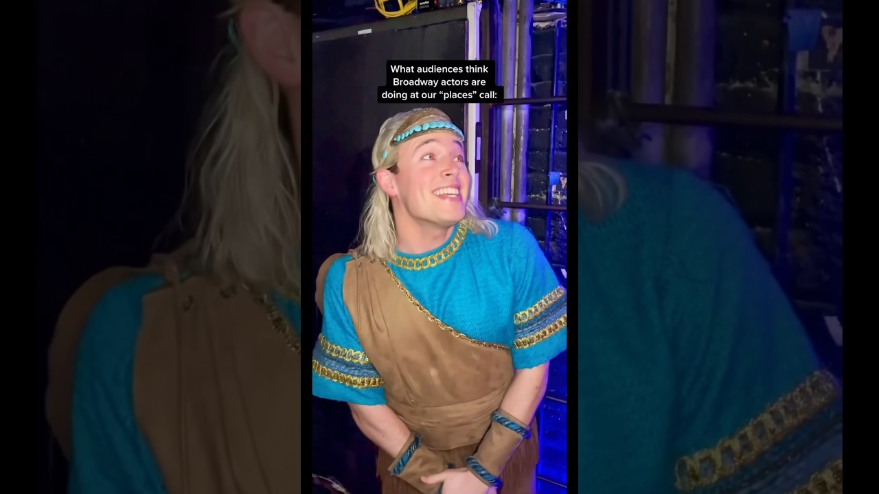what Broadway actors actually do at places 👀 #actor #broadway #pov #musical #backstage #job