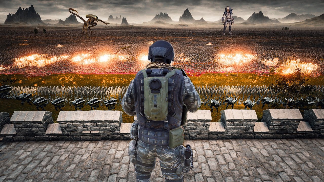 CAN 10,000,000 PREDATORS TAKE OVER DELTA FORCE FORTRESS? - Ultimate Epic Battle Simulator 2 - UEBS 2