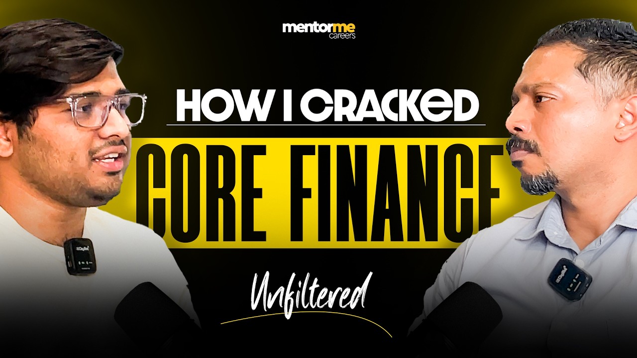 CFA Exam Failed But Got Hired in Core Finance | Real Success Story Unfiltered.