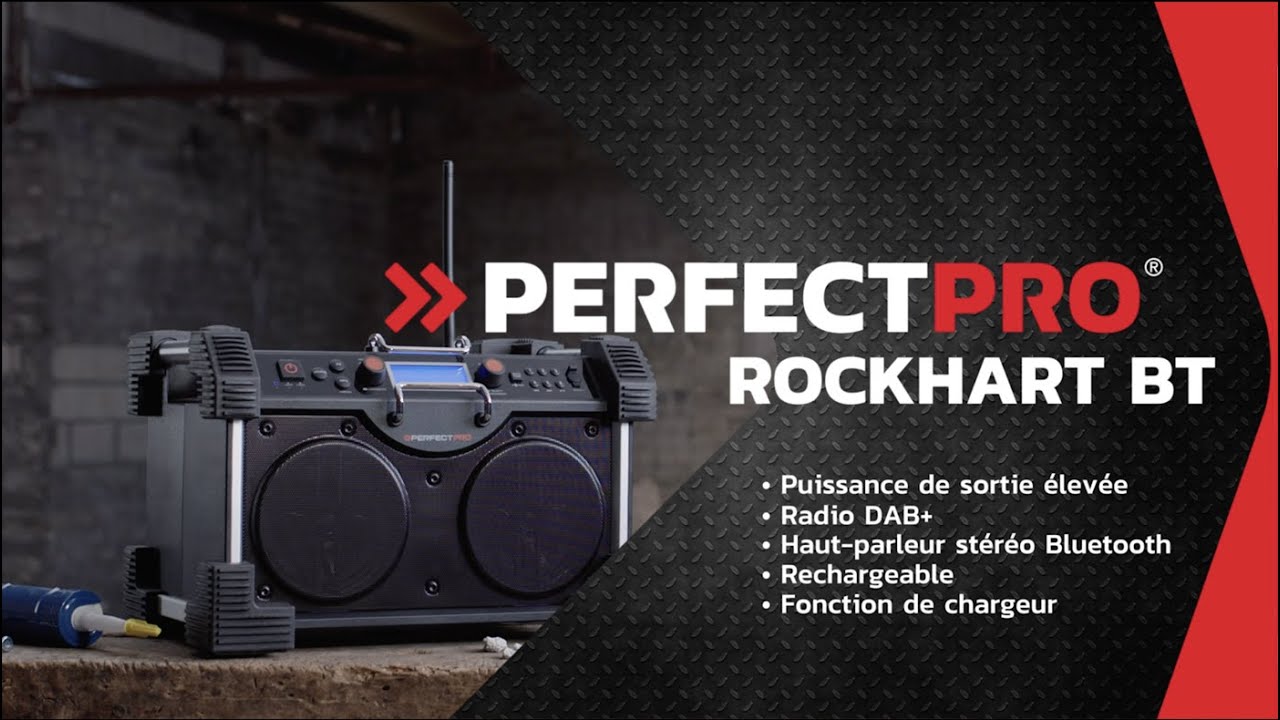 PerfectPro Rockhart (FR): La radio de chantier la plus grande et la plus puissante jamais fabriqu&eacute;e
