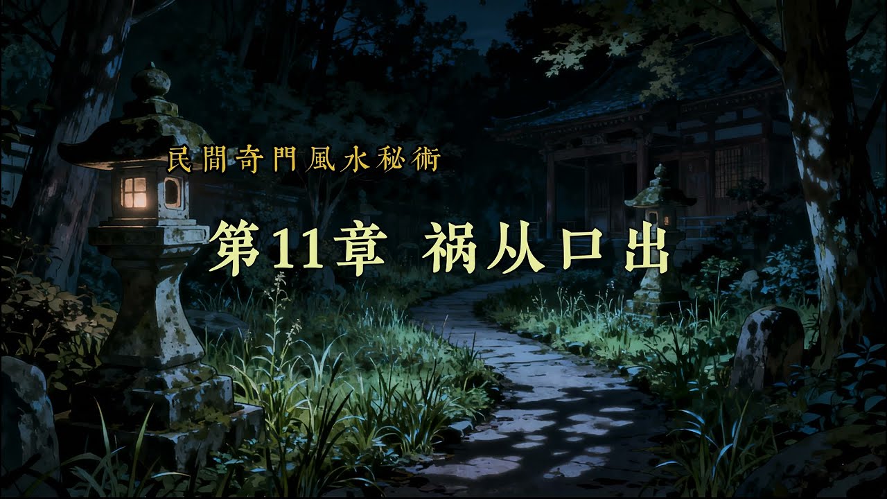 【民間奇聞風水秘術】第11章 祸从口出 一句话竟惹大祸！叶无双三天内将变瞎变哑？ | 都市传说 | 民间怪谈 | 悬疑推理 | 灵异故事 | 细思极恐 | 真实事件 | 恐怖诅咒 | 风水灵异