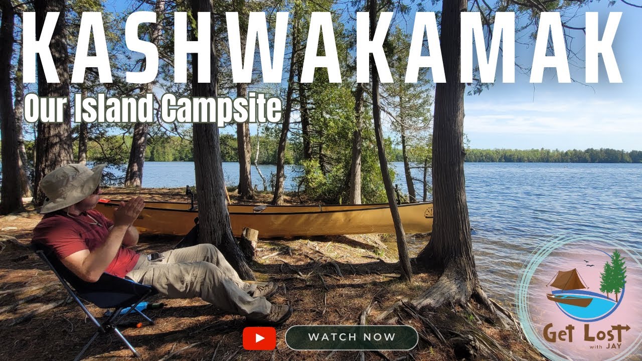 Paddling Ontario's Mississippi River - Camping on Kashwakamak Lake.