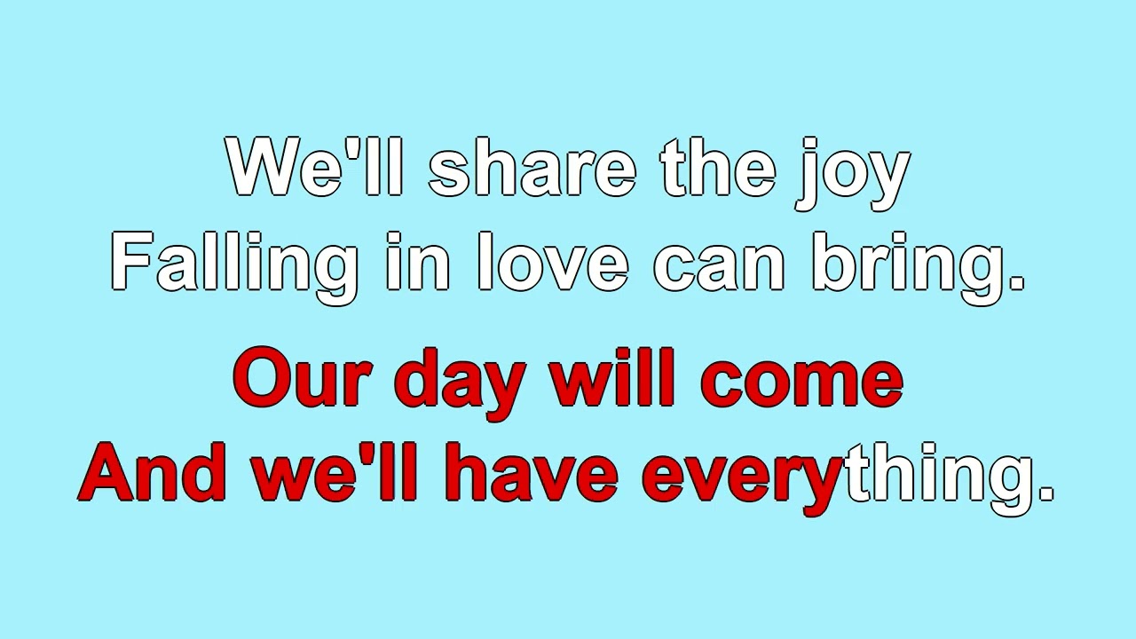 Our Day Will Come by Mort Garson 1963