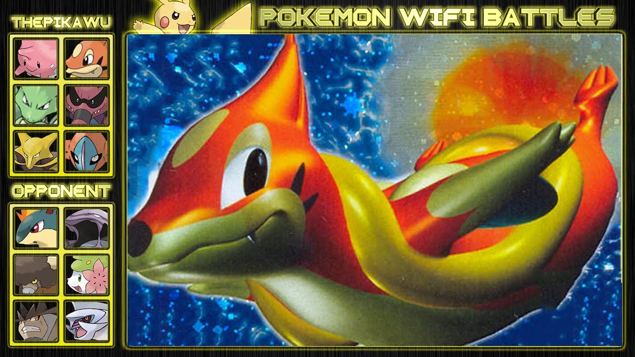 Floatzel's Flinching Fury! (Pokemon Black and White Custom Wifi Battle)