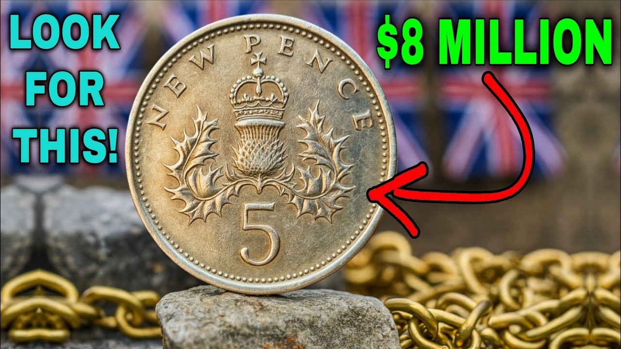 This Old UK Five New Pence Coins Worth MILLIONS? Valuable Uk Old Coins in Circulation, Value+Review