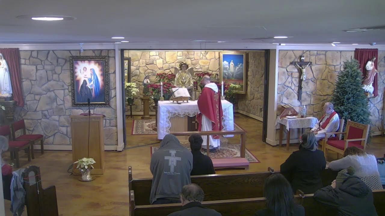 Tuesday January 12, 2026 | The Rosary and Mass from The Blue Army Shrine of Our Lady of Fatima