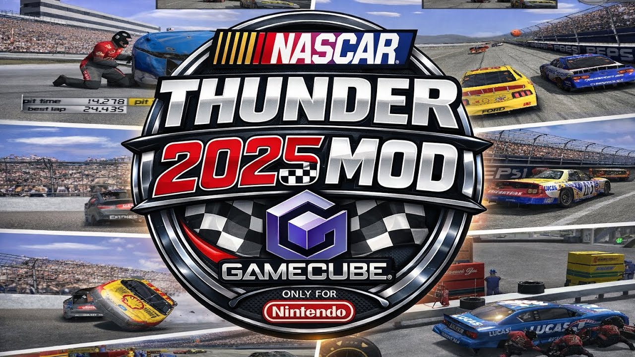 NASCAR THUNDER 2003 MOD 2025 GAMECUBE V1.0 (Link na descrição)