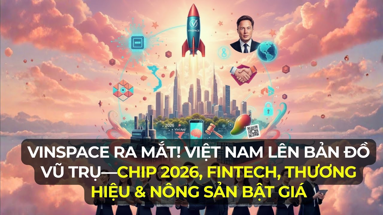 47-VINSPACE RA MẮT! VIỆT NAM L&Ecirc;N BẢN ĐỒ VŨ TRỤ&mdash;CHIP 2026,  THƯƠNG HIỆU & N&Ocirc;NG SẢN BẬT GI&Aacute;| WISEMATCH