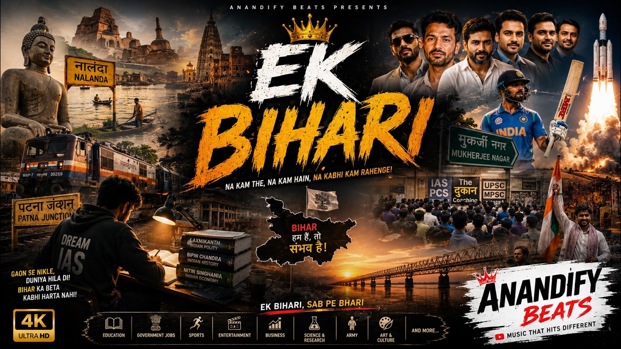 EK BIHARI 🔥🌾 | Bihar Pride Rap Anthem | Anandify Beats