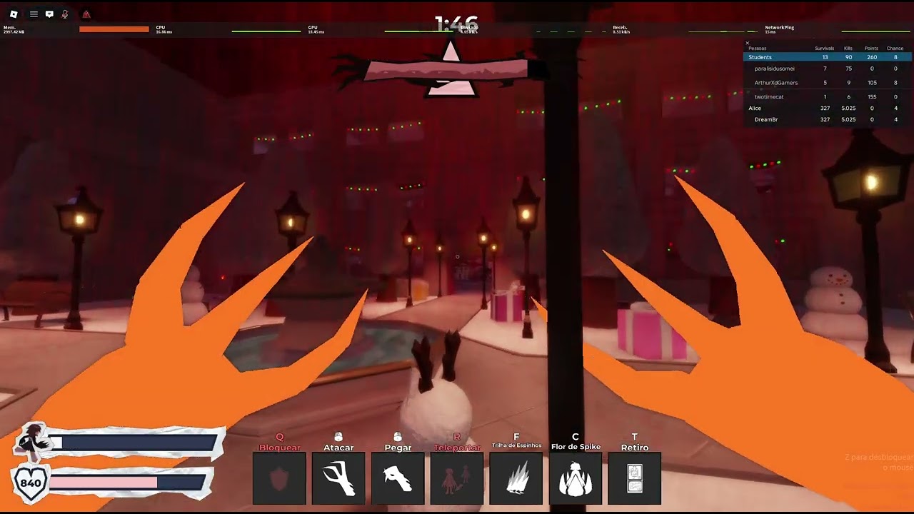 FPE:S mais e um server vazio e meu objetivo e chegar na fase 2 da Alice