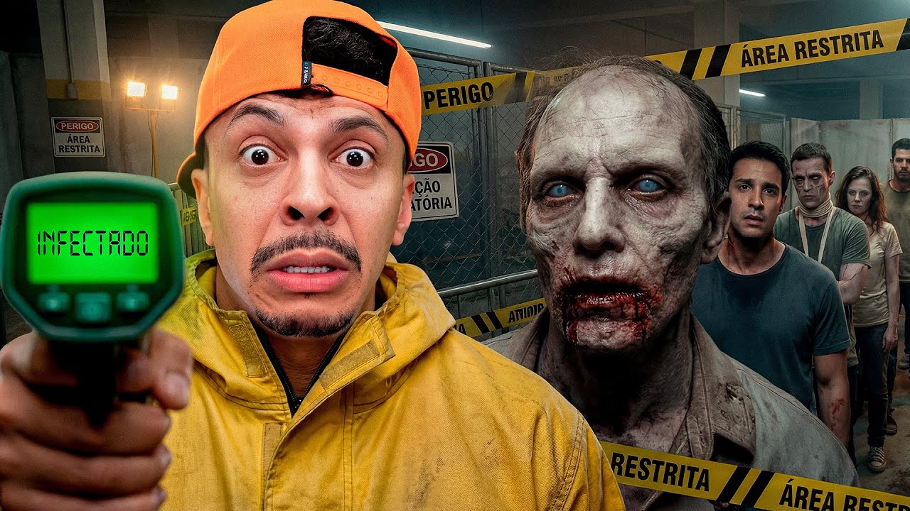 FISCAL DE VÍRUS! NÃO POSSO DEIXAR NENHUM ZUMBI PASSAR 😱😱 (quarentine zone) 