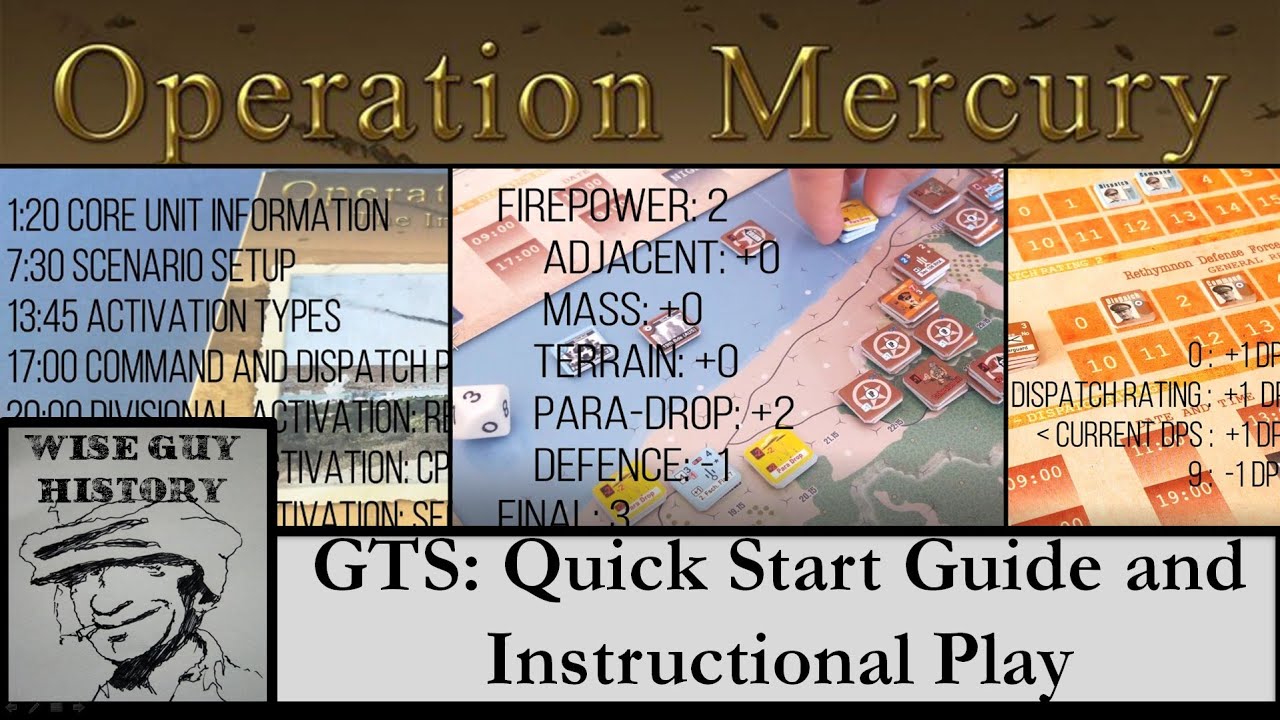 [REVISED] GTS Quick Start Guide and Instructional Play [Operation Mercury, Grand Tactical Series]