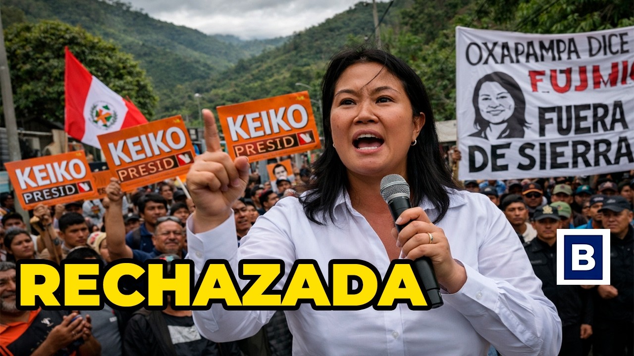 Keiko Fujimori rechazada en Oxapampa