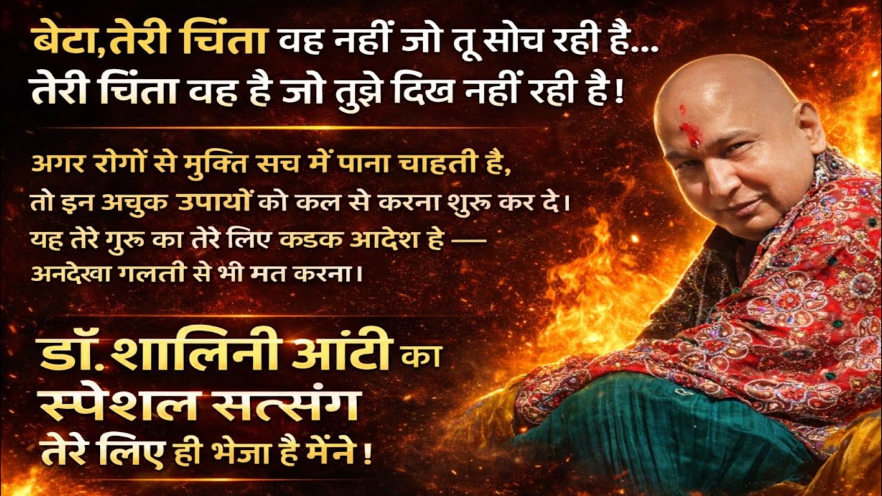 Guruji Satsang | 👉 “बेटा! तेरी असली चिंता दिख नहीं रही — गुरु का कड़क आदेश”