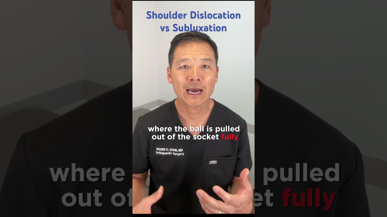 Shoulder dislocation vs subluxation. What&rsquo;s the difference? #shoulderinjury