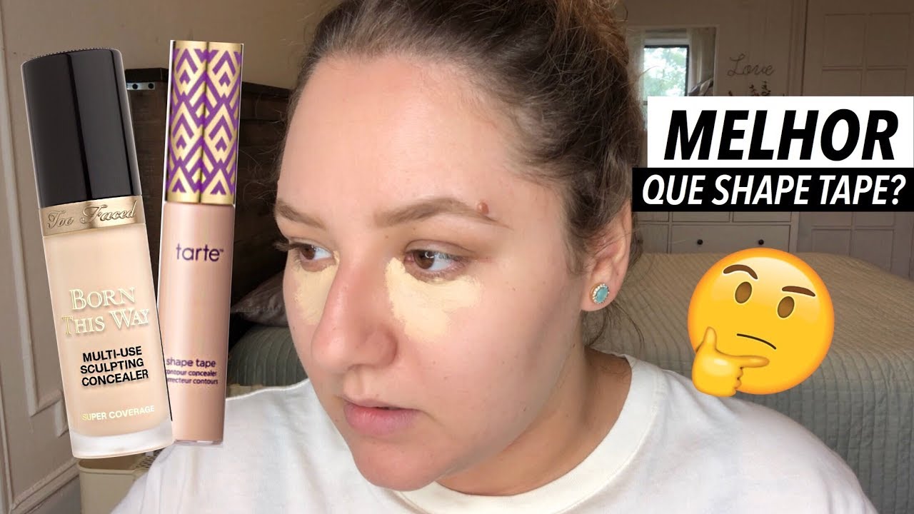 NOVO CORRETIVO DA TOO FACED X TARTE SHAPE TAPE