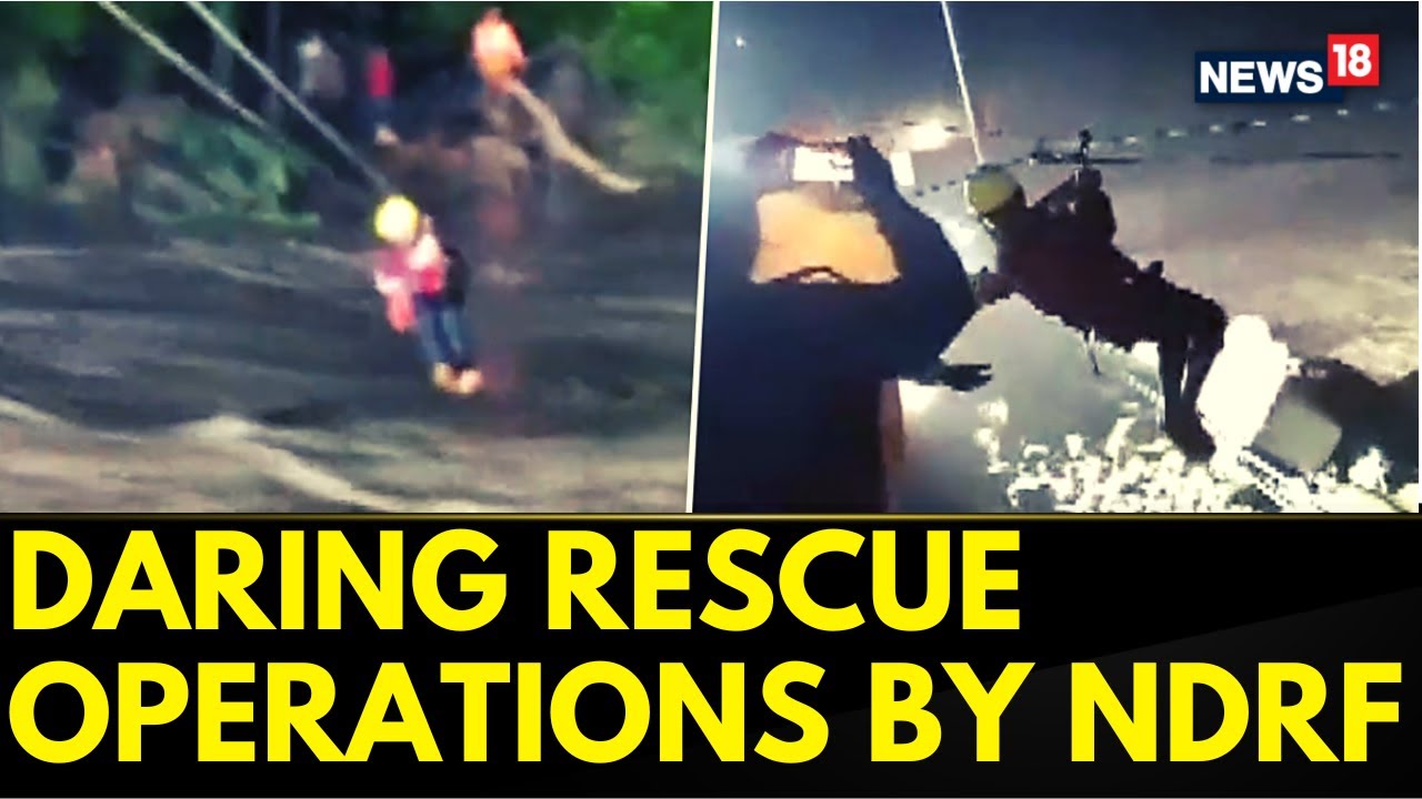 Himachal Rain News Today | NDRF Team Rescued Six People In Mandi District, Himachal Pradesh | News18