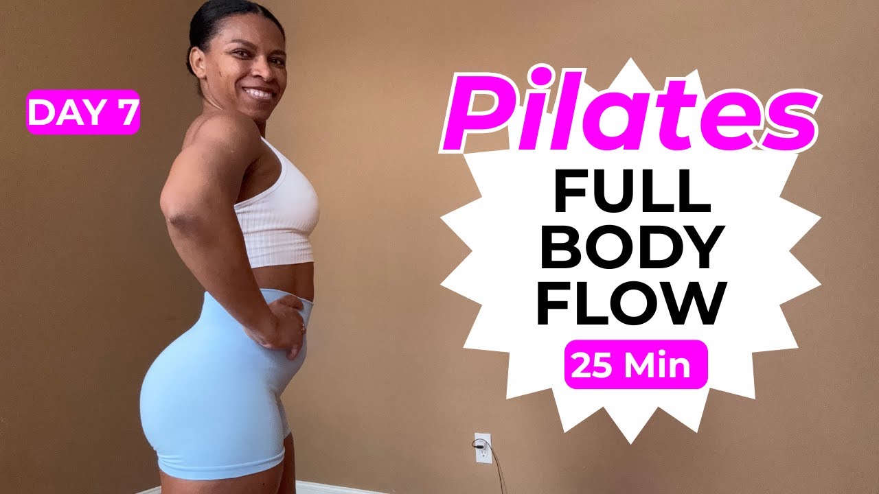 25 Min Wall Pilates FULL BODY FLOW | 14 Day Wall Pilates Challenge – Day 7
