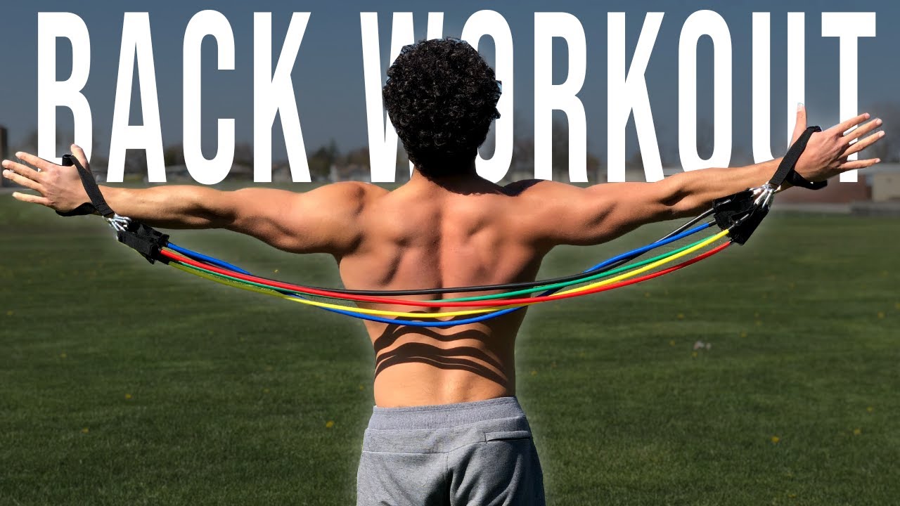 Resistance Bands Back Workout - Follow Along at Home