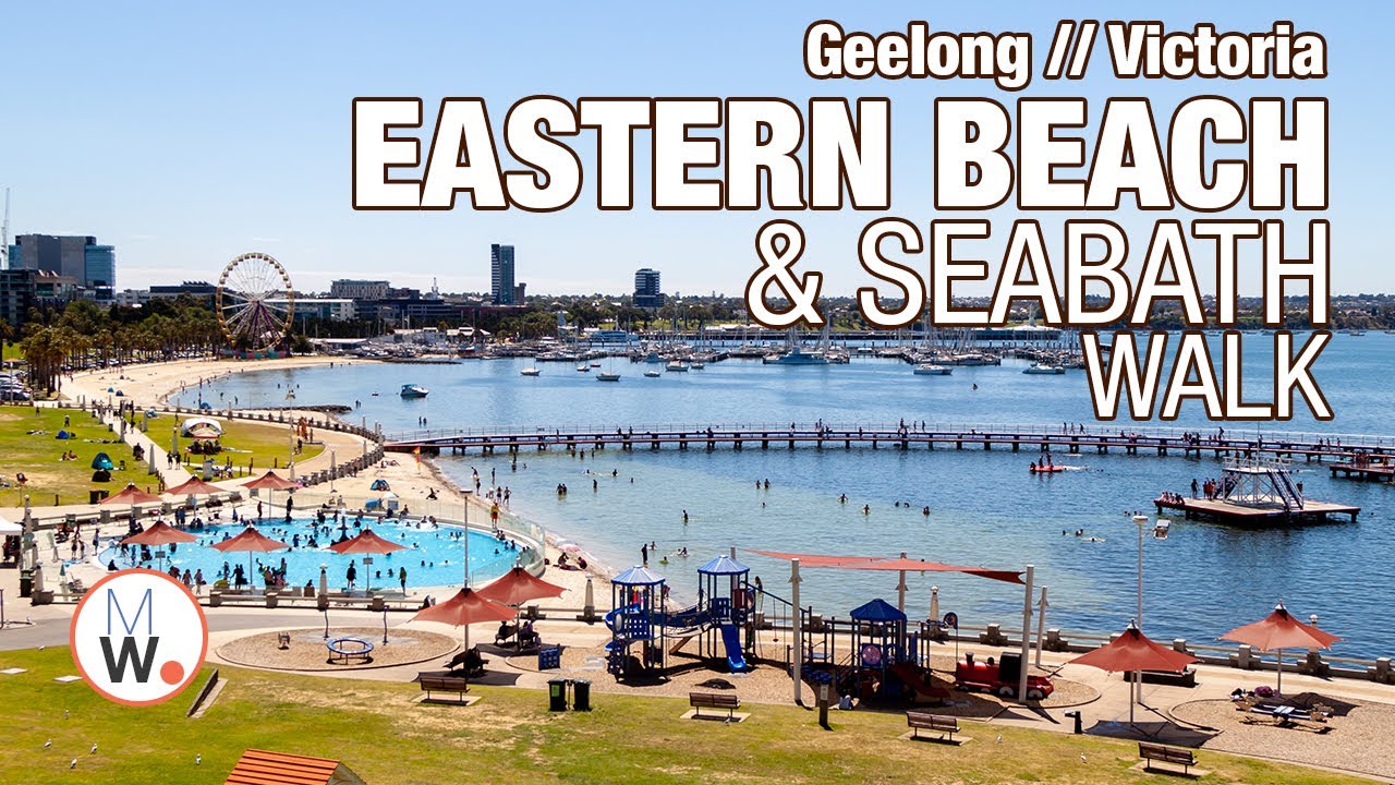 Geelong Beach Walk🚶‍♀️【4k】Regional Victoria