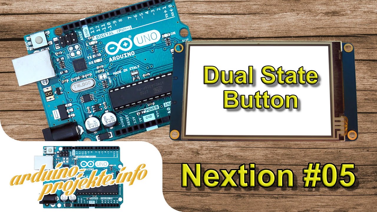 Tutorial Nextion #5 - Dual State Button
