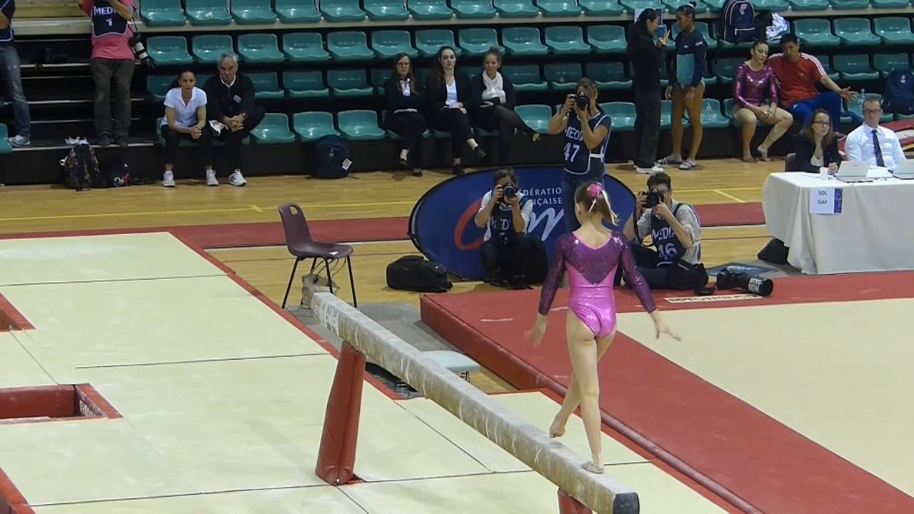 Gymnastique Championnat de France Elite 2016 Mulhouse - Finale Poutre GAF